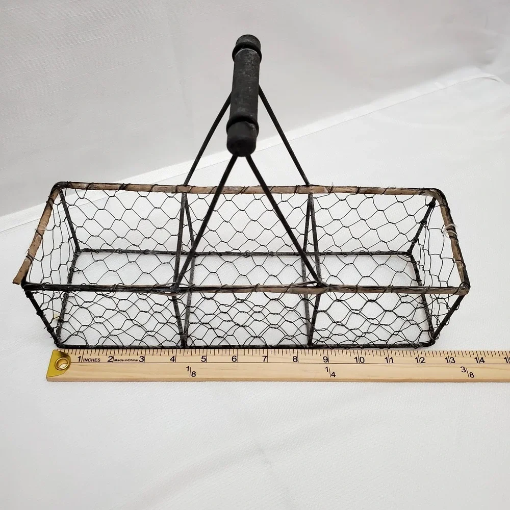 Farmhouse Style Utensil‎ Holder Cooking Caddy or Spoons/Forks/Knives...